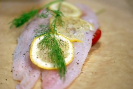 Lenguado en papillote