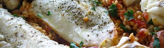 Lenguado Soleé con arroz de domingo