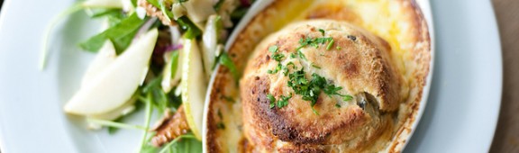 Suflé de lenguado soleé