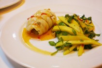 Lenguado Soleé con ensalada de Mango