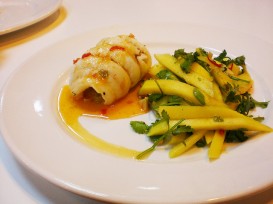 Lenguado Soleé con ensalada de Mango