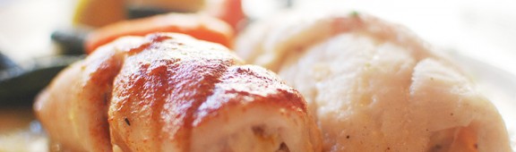 lenguado Soleé relleno de gambas y cangrejo