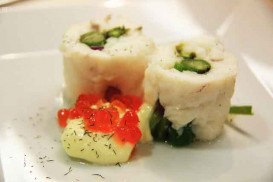 Lenguado Soleé con espárragos trigueros