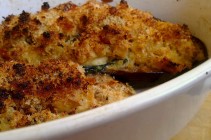 Berenjenas rellenas de lenguado Soleé