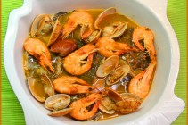 Lenguado con gambas y almejas Soleé Gourmet