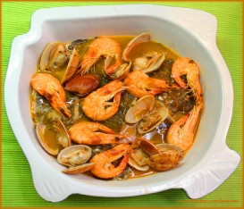 Lenguado con gambas y almejas Soleé Gourmet