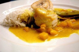 Lenguado Soleé al Curry