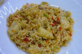 Arroz rápido con lenguado Soleé