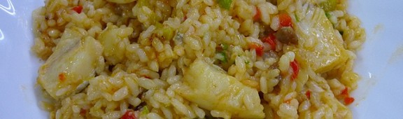 Arroz rápido con lenguado Soleé