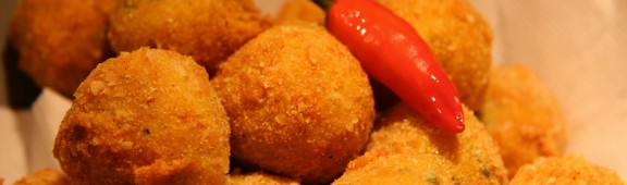 Bolitas picantes de lenguado soleé