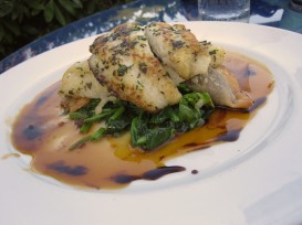 Lenguado Soleé con salsa de soja