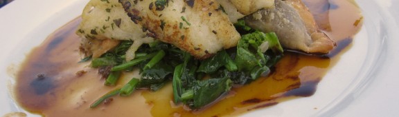 Lenguado Soleé con salsa de soja