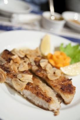 Receta de lenguado solee al ajo