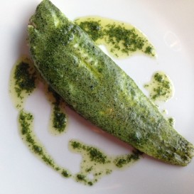 Receta de lenguado con mantequilla de algas