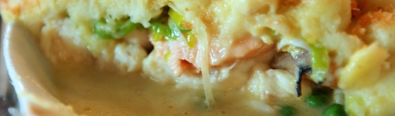 Pastel de lenguado y verdura