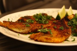 Lenguado Soleé mariado y frito