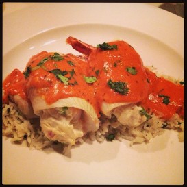 Lenguado Soleé Con Salsa de tomate