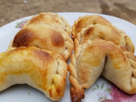 Empanadillas de enguado gourmet con verduritas